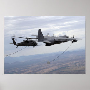 Póster HH-60 Pave Hawk e C-130