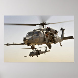Póster HH-60 pavimentam o falcão