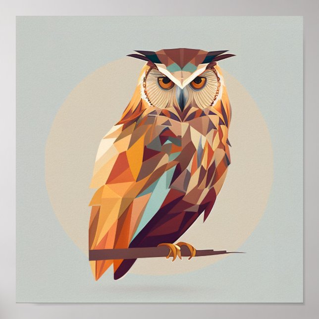 Poster Hibou (Frente)