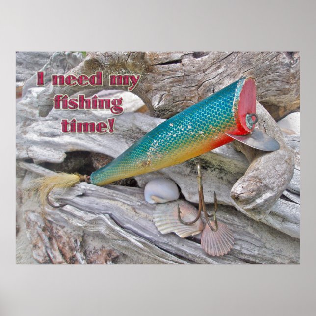 Poster Hickey Do Beachcomber Vintage Lure (Frente)
