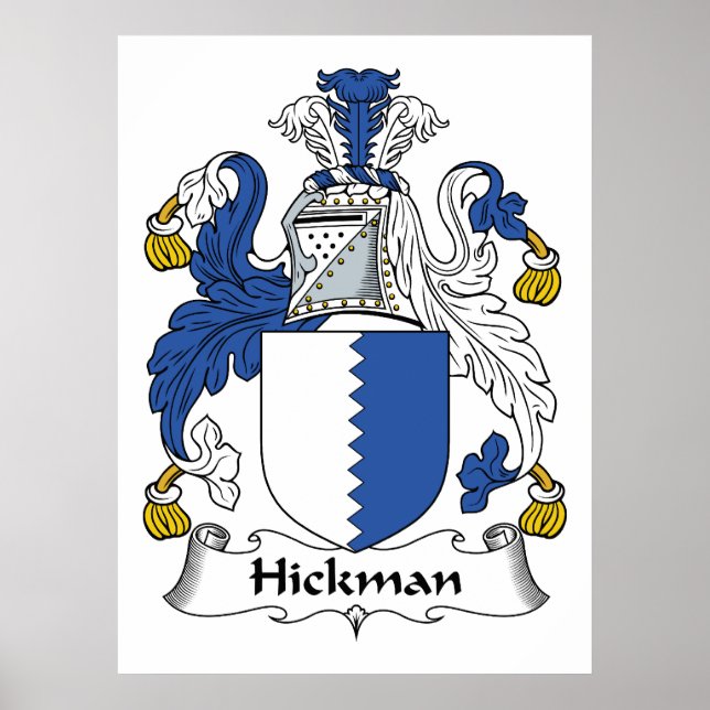 Poster Hickman Family Crest (Frente)