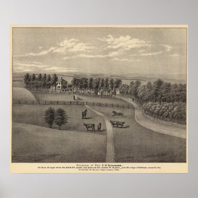 Póster Hickmann, Nebraska (Frente)