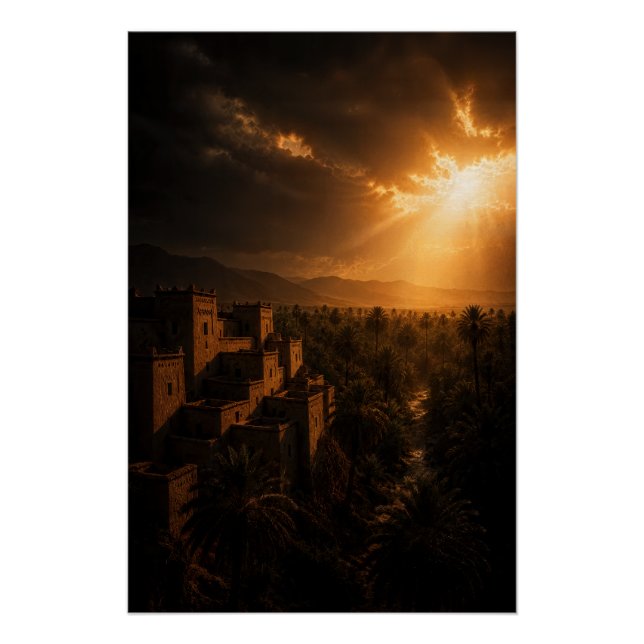 Póster Hidden Oasis Fortress Poster (Frente)