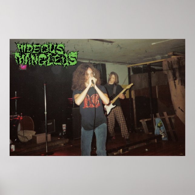 Poster Hideous Mangleus Live Foto (Frente)