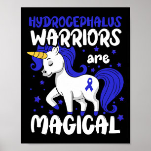 Poster Hidrocefalia Hidrocefalia Azul do Guerreiro