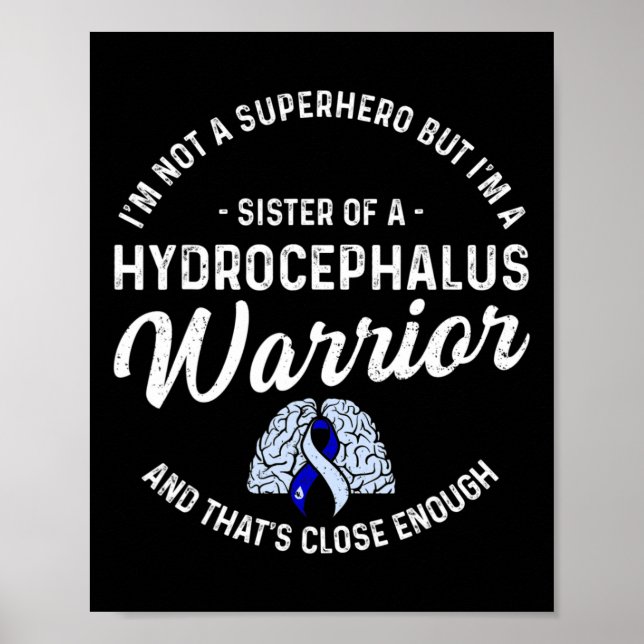Poster Hidrocefalia Sobrevivente Irmã Herói Warri (Frente)