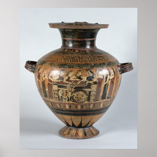 Póster Hidróxido de figura negra (Frente)