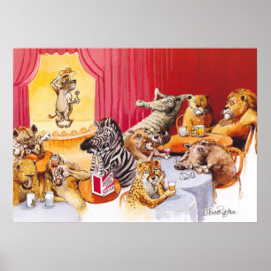 Póster Hiena de riso