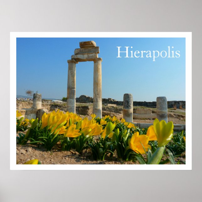 Poster Hierapolis Ruins, Turquia (Frente)