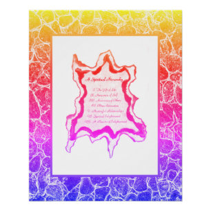 Póster Hierarquia espiritual
