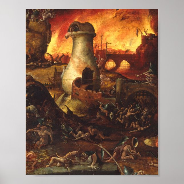 Poster Hieronymus Bosch - Inferno (Frente)