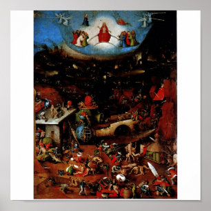 Poster Hieronymus Bosch o último julgamento
