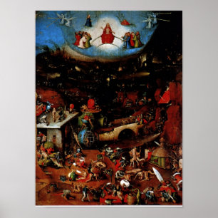 Poster Hieronymus Bosch o último julgamento