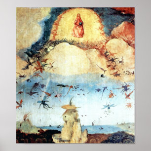Poster Hieronymus Bosch - queda dos anjos rebelde
