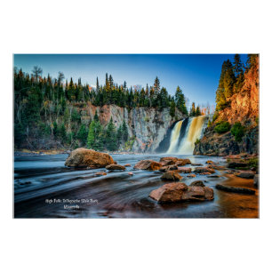 Póster High Falls, Tettegouche Park, Minnesota
