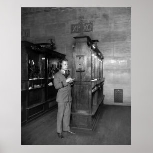 Póster High Tech on Wall Street, 1928