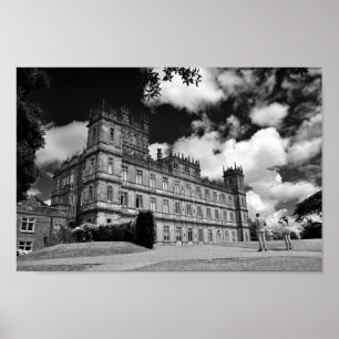 Poster Highclere Castle Downton Abbey Inglaterra