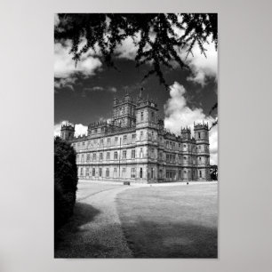 Poster Highclere Castle Downton Abbey Inglaterra