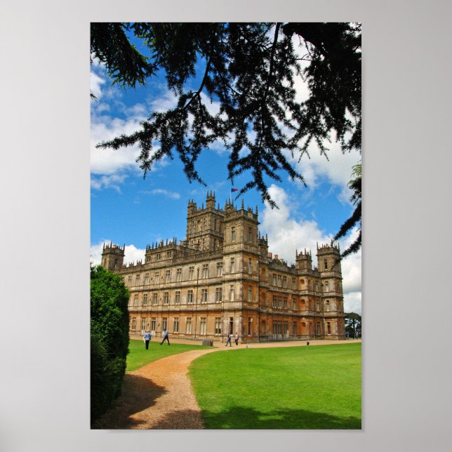 Poster Highclere Castle Downton Abbey Inglaterra (Frente)