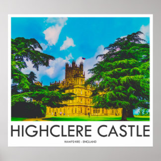 Poster Highclere Castle, Hampshire, Inglaterra