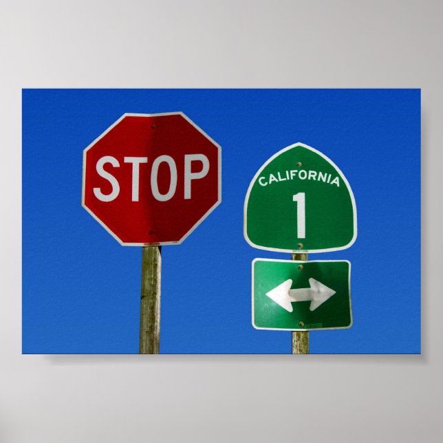 Poster Highway One California (Frente)