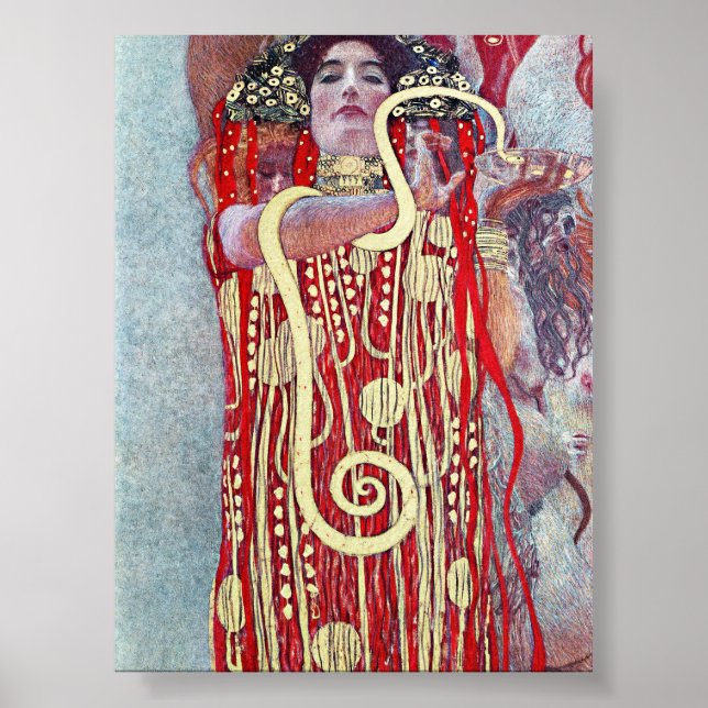 Poster Higieia por Gustav Klimt (Frente)