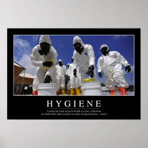 Poster Higiene: Citações inspiradas