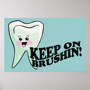 Poster Higiene Dental do excelente