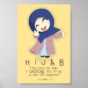 Poster Hijab é Liberdade