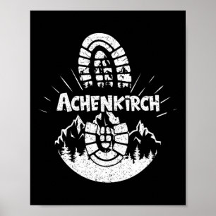 Poster Hiker Achenkirch Tyrol Áustria Vacinação