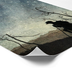 Poster Hiker com as estrelas - Rackham