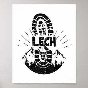 Poster Hiker Lech Vorarlberg Áustria Férias