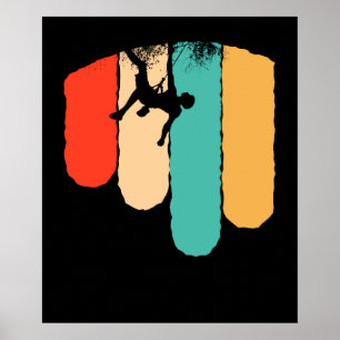 Poster Hiker, um trepador de montanha