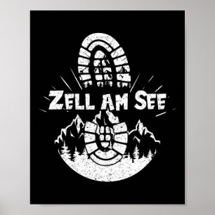 Poster Hiker Zell Am Ver Férias de Sheimerburger
