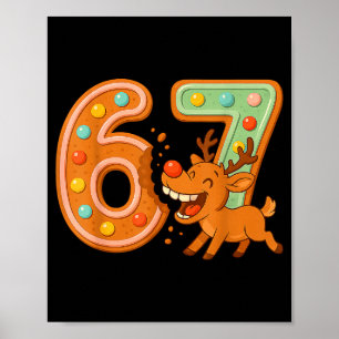 Poster Hilário 67 biscoitos de Natal Rudolph Rena