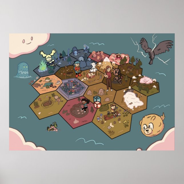 Poster Hilda Dragon Panic (Frente)