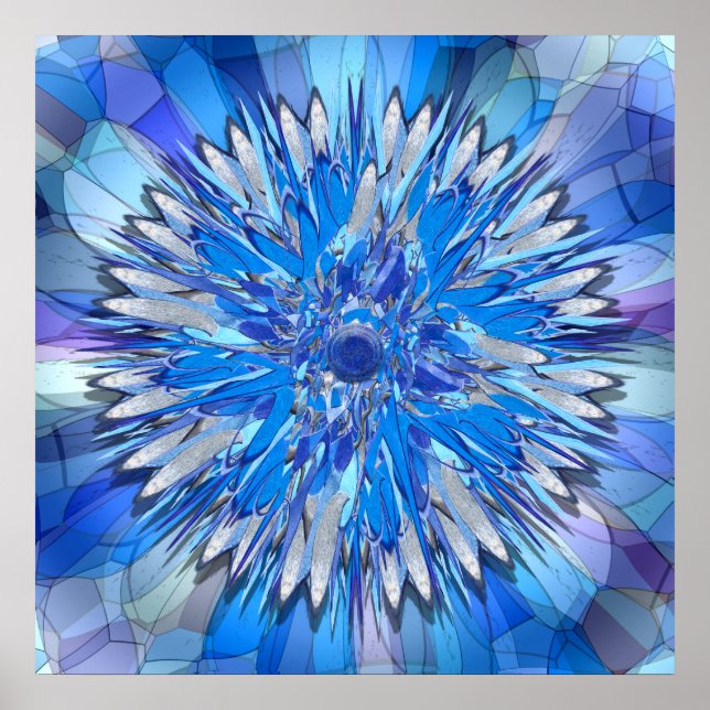 Poster Hildegarde - Disco Floral (Frente)