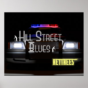 Póster Hill Street Blues - Retireiros