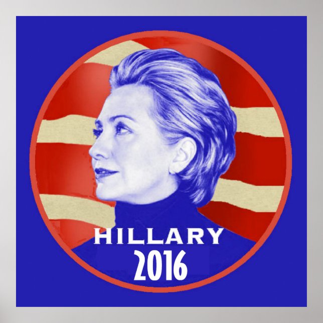 PÓSTER HILLARY 2016 (Frente)