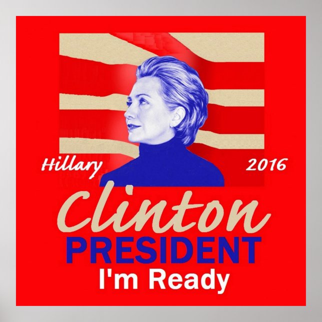 Poster Hillary Clinton 2016 (Frente)