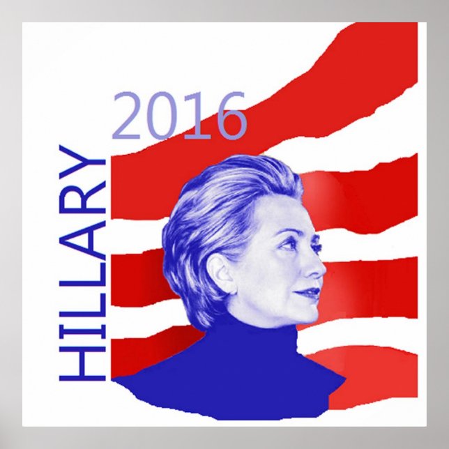Póster Hillary Clinton 2016 (Frente)