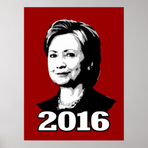 Póster HILLARY CLINTON 2016 Candidato