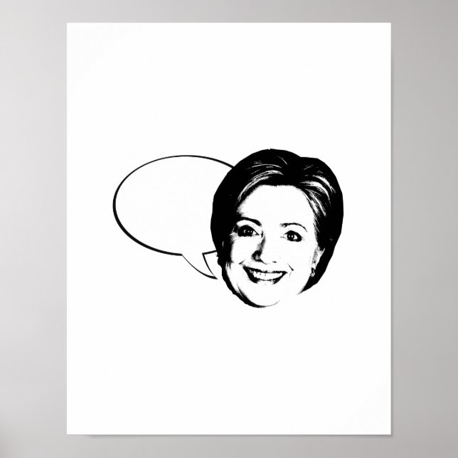Poster HILLARY CLINTON BALÃO DE FALA -.png (Frente)