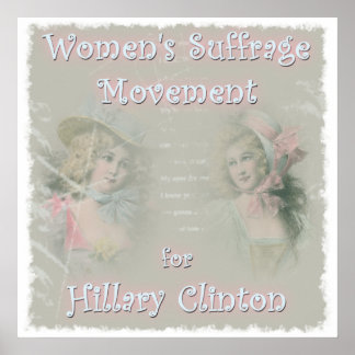 Poster Hillary Clinton para Presidente