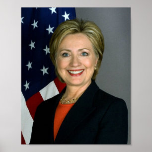 Poster Hillary Clinton Portrait