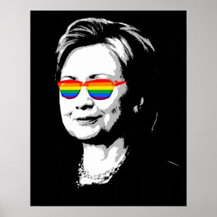 Poster Hillary Clinton Pride