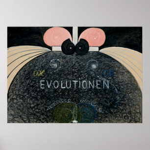 Poster Hilma af Klint - A Evolução