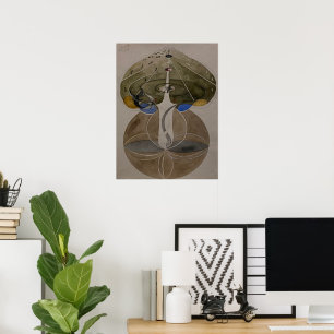 Poster Hilma Af Klint, Árvore Do Conhecimento N.º 2, Abst