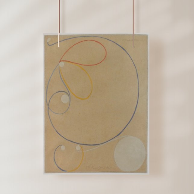 Poster Hilma Af Klint, Estrela de Sete Pontas Nº7, Arte A (Criador carregado)