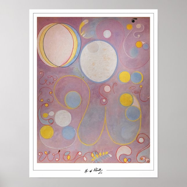 Poster Hilma af Klint Fine Art #90 (Frente)